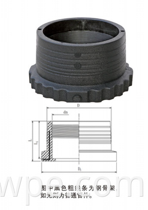 Double Seal Crimp Flange Fitting